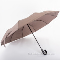 Cadeau de parapluie d&#39;entreprise pliable résistant au vent